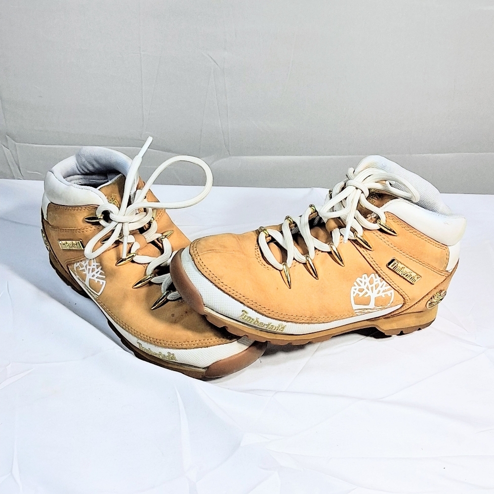 Timberland Size 7 Women's Eoro Chukka Euro Hiker Desert Sand Boots - Picture 13 of 13
